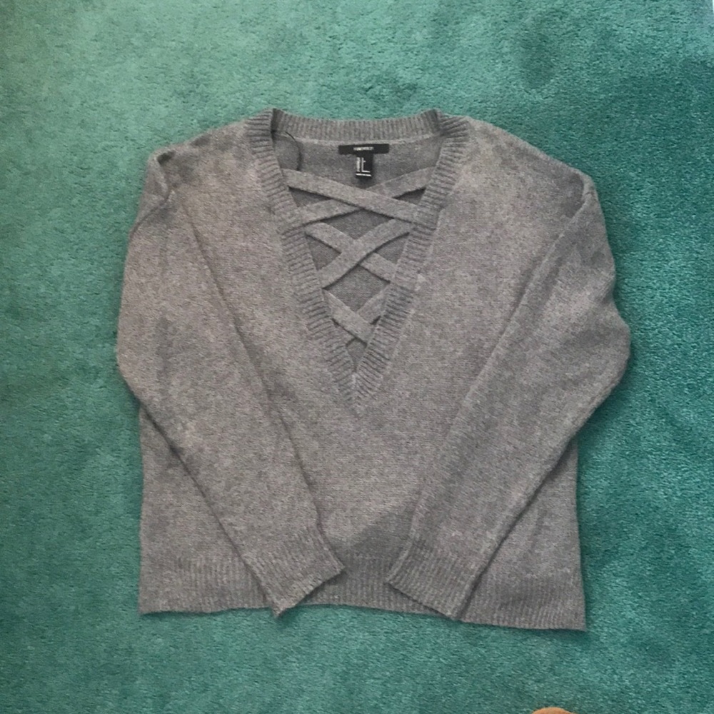 Forever 21 Criss - Cross sweater